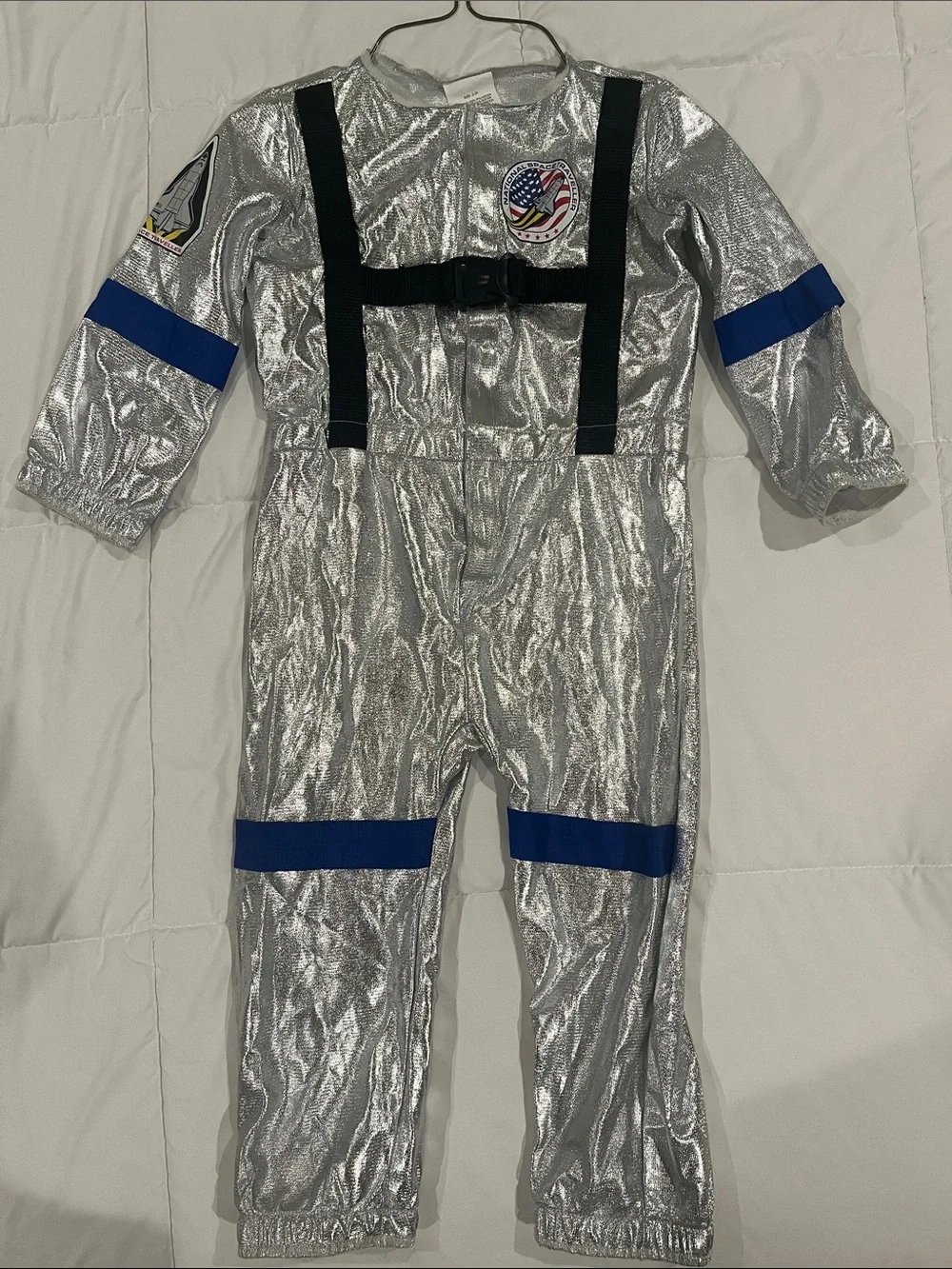 Silver Metallic Kids Space Costume - Size 2-3T - Picture 2 of 4